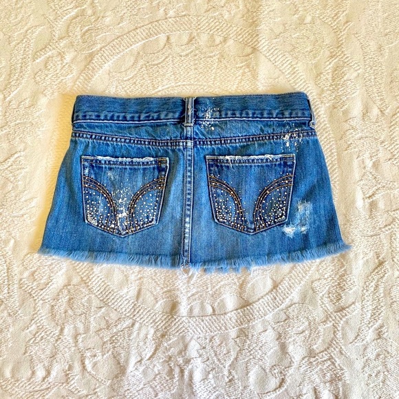 Vintage Hollister Denim Jean Skirt - Picture 5 of 7